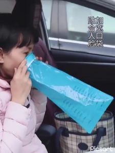 【5pcs】 Disposable Vomit Bag 1000ml – Leak-Proof Odor-Free Portable Travel Sick Bag for Car Plane Pregnancy & Emergency一次性呕吐袋