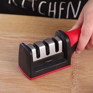 Dụng cụ mài dao kéo đa năng Living mài dao cầm tay 3 cấp độ có tay cầm chắc chắn tiện lợi