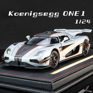 Quy Mô 1:24 Koenigsegg Một 1 xe hợp kim Mô Hình Xe mô hình đúc Âm Thanh Ánh Sáng Xe Những Người Yêu Thích Bộ Sưu Tập Trẻ Em Món Quà Sinh Nhật Kim Loại Đồ chơi bé trai