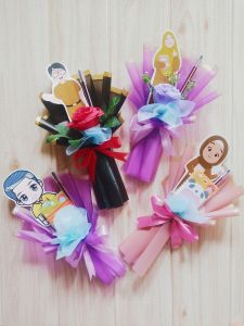 [jika ragu jangan order! bintang di bawah 5 auto blokir] buket hari guru nasional KECIL kado hadiah souvenir gift murah