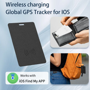 Anti-loss Card Smart Tag GPS Tracker Wireless Charge for iPhone IOS Find My App Bluetooth Global Positioner Locator Wallet Key