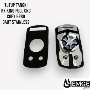 tutup tangki RX king full cnc copy Bpro lebih rapi baut stainless