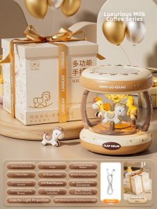 Brain Development Educational Musical Carousel Clapping Drum