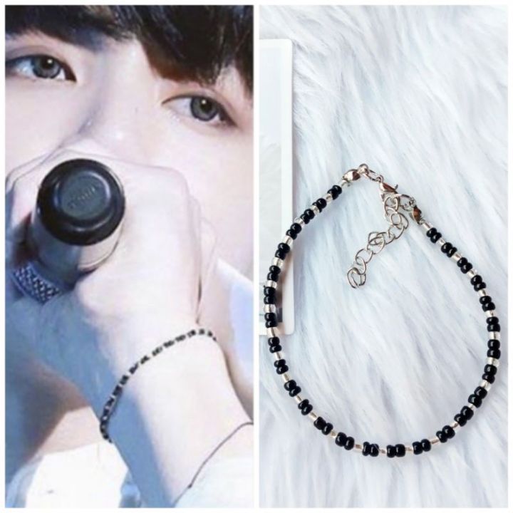 aishas_magic_shop - Another one ✨ Idol suga bracelet Price only 70 rupees.  Made with crystal brads. Customisable ✓ Shipping available all over  India🇮🇳 .. . . #sugapunkearrings #suganeckchains #suga #sugabts  #sugabirthday | Facebook
