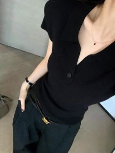 SHUQINGLAI | Stylish Slim Fit Polo Collar Short Sleeve T-shirt for Summer
