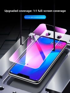 Huawei Nova3i Full Screen Coverage Tempered Glass Film Anti-Fall Protective Film Blue Light Reduction Eye Protection HuaweiNova3e