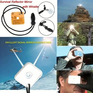 Lightweight Portable Emergency Survival Signal Tool Outdoor Distress Signaling Equipment for Hiking Camping Wilderness Adventure