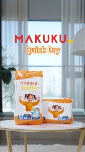 【B1T1 BUNDLE】MAKUKU Diaper Quick Dry Tape and Pull Up Pants  UltraThin Soft and Breathable M L XL XXL XXXL