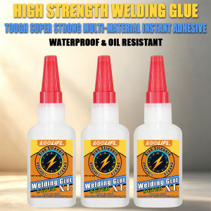 Loolifl Welding Glue Strong Tough Instant Glue Waterproof Shockproof Adhesive for Metal Plastic Rubber Ceramic Auto Craft Repair