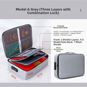 LIKE | fire truck bag Fireproof Waterproof Document Bag