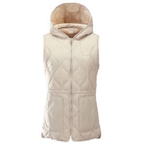 Jeep | Jeep Womens Outdoor Warmth Duck Down Vest Sleeveless Fleece Lined Waterproof Winter Vest Ultra-light Windproof Hooded Zipper Closure