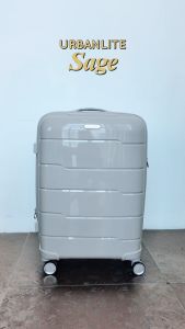 URBANlite Sage Polypropylene Expandable Hard Case Luggage with Anti Theft Zipper - ULH24906