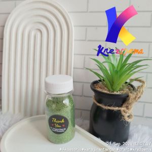 Serbuk Glitter varian powder bubuk warna Serbuk GLITTER Varian Powder Bubuk Gliter Warna Warni Eceran Sablon Pernak Pernik Padat Padatan DIY Kerajinan Kesenian Art Prakarya Seni Perlengkapan Peralatan Craft Crafting nail art 100ml