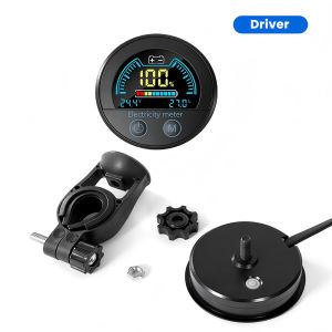 DC 7–100 V Waterproof Digital Voltmeter 2-Wire DC Universal Battery Level Indicator Suitable for Electric Vehicles Etc.