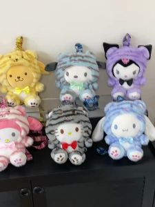 กระเป๋าเป้ตุ๊กตาขนยาวลายการ์ตูนน่ารัก 2023 ใหม่บุคลิกภาพตุ๊กตาแมวกระเป๋าเป้สะพายหลังของขวัญผู้หญิง