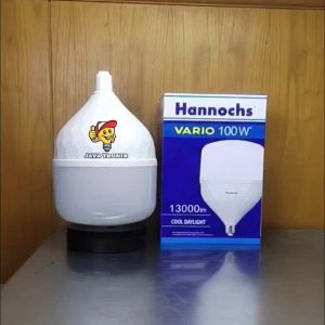 Lampu Bohlam LED Hannochs Vario 100 Watt Cahaya Putih SNI Resmi Original