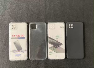 Ốp lưng Samsung A22 5G loại chống sốc loại dẻo trong và dẻo đen bảo vệ cam cao cấp bền đẹp