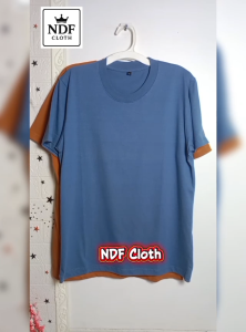 Kaos polos oblong NDF pria wanita combed 24s 100% cotton