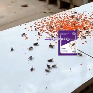 MWD Fly killer Powder 25 packs/box Accurate and fast kills flies Suitable for farms orchards and homes FLIES KILLING BAIT Kill housefly powder Umpan Membunuh Lalat Ubat lalat