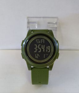 JAM Tangan LASHIDA Digital Wateresis Strap/Tali Rubber Alaram AkTiF Pria