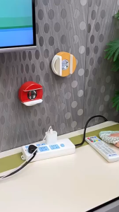 [SG In Stock] JAMES MARE Suction Cup Wall Socket Holder No Drill Power Strip Holder Cable Organizer Remote Control Wall