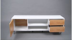 Cutiehaus Multi Compartment Living Room TV Cabinet Bedroom Furniture Storage Rack With Drawer Kabinet TV Rak Penyimpanan