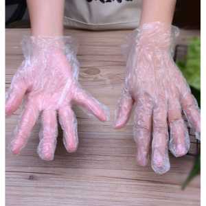 Sarung Tangan Plastik Isi 100 pcs B52 Disposable Plastic Glove Sekali Pakai