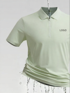 X-Lotus | Half-Zip Seam-Free Polo Shirt DRY SUN-PROOF Short Sleeve Work Wear
