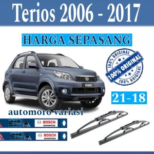 Wiper Blade Advantage Daihatsu Terios Lama 2006 - 2017 Ukuran 21 - 18 Wiper Bosch