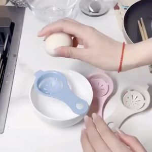 1/3 Pcs Egg White and Yolk Separator Filter Plastic Egg White Filter Kitchen Cooking Egg Separator Kitchen Small Tool