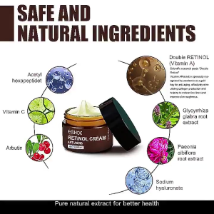 Sumifun Beauty Krim Retinol Perawatan Kulit Wajah Anti Penuaan Atasi Kerut Garis Halus Kantung Mata Hitam Melembabkan 30g