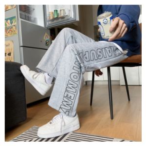 ฤดูใบไม้ผลิและฤดูใบไม้ร่วงใหม่เวอร์ชั่นเกาหลีอินฮาราจูกู่ผู้ชายและผู้หญิง - Kiddy Crew กีฬากางเกงลำลอง