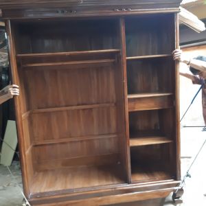 Lemari jati pintu 3 model minimalis { Dewi Meubel Jati }