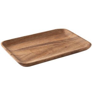 Solid Wood Tray for Home and Breakfast Snack Serving