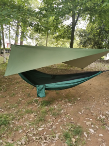 Waterproof Camping Tarp Tent Flysheet Lightweight Outdoor Sun Shelter Portable Groundsheet for Hiking Camping Backpacking Travel