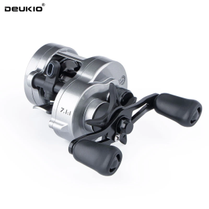 DEUKIO 2026 Fishing Reel Cast Drums Reel Drag 5kg Casting Reels 5+1BB Aluminum Alloy Handle With Rubber Knobs