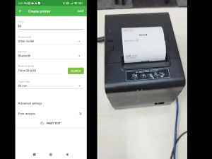 Thermal Receipt printer 3" 1/8 80mm POS Cash Till Register Bluetooth USB Grab food panda Loyverse