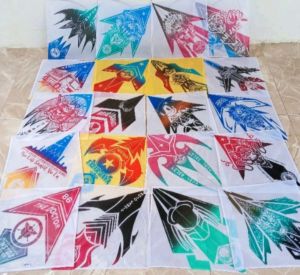 Layangan Sukhoi standard isi 10 pcs
