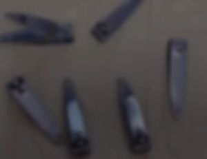 OV54 Gunting Kuku Stainless Steel Besar Kecil / Alat Pemotong Kuku
