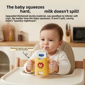 WODEBAIHUI | Spill-Proof Squeeze-Resistant Milk Cup Protector
