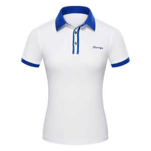 TTYGJ เสื้อผ้ากอล์ฟแขนสั้นสำหรับผู้หญิง ฤดูร้อน 2018 เสื้อผ้ากีฬาแขนสั้นสไตล์เกาหลี โลโก้ ชุดกอล์ฟ แฟชั่นสตรีท