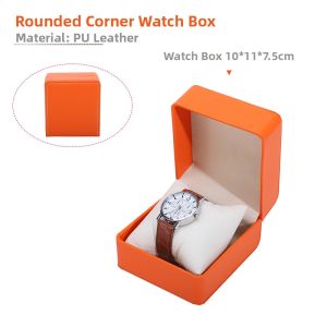 High-end Leather Jewelry Watch Bracelet Storage Display Box