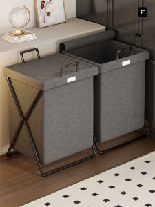 MUGG | Foldable Partitioned Clothes Hamper with Lid