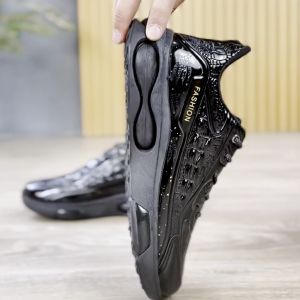 Sepatu sneakers pria model buaya model trendy kualitas import gaya baru lebih modis sepatu pria terbaru ROKY