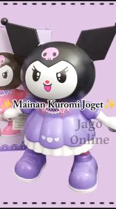 Mainan Anak Robot Kuromi Dance Joget Sanrio Boneka Musik Jalan