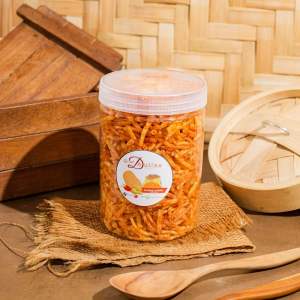 Kentang mustofa DapurAuliaa toples 750ml 200gr - 100% mustofa kering pedas manis cocok untuk cemilan