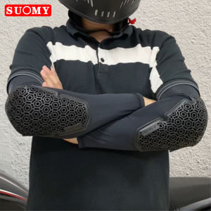 SUOMY Anti-collision Motorcycle Racing Elbow Protectors Breathable Comfortable DH MX MTB Dirt Bike Motocross Cycling Elbow Guard Protective Gear S M L XL