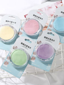 Portable Outdoor Mini Soap Sheets 50 Pieces round Bubble Shell Hand Cleaning Dirt Removal Disposable Soap Sheets Body Cleaning