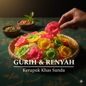 Rengginang/Opak Singkong Emping Khas Cianjur Asli Dapros Krupuk Mentahan Mekar Dan Gurih