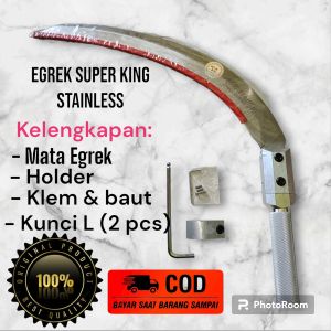 Egrek SUPER KING STAINLESS original Malaysia terbaru super tajam